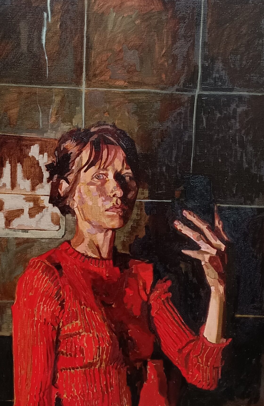 Self Portrait in Linsey St. Bathroom
